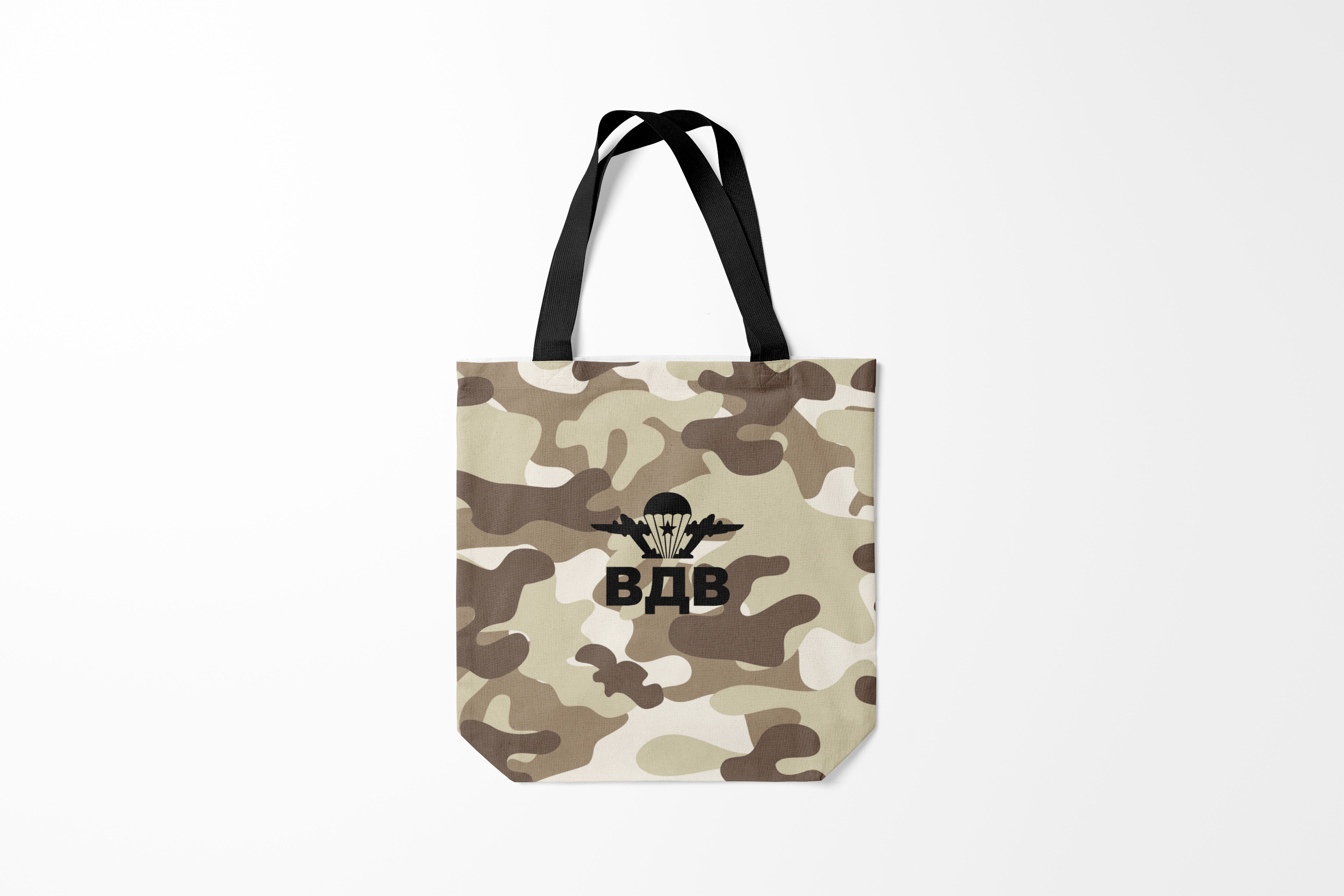 

Сумка шoппер унисекс Burnettie ВДВ, зеленый, ВДВ