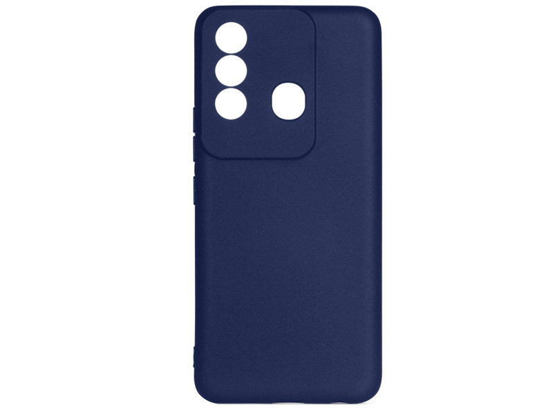 фото Чехол df для itel vision 3 plus silicone blue itcase-07 df-group