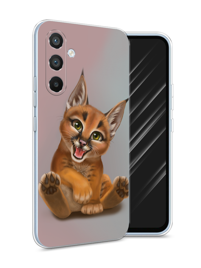 

Чехол Awog на Samsung Galaxy A54 "Малыш рыси", Оранжевый;серый, 2107750-1