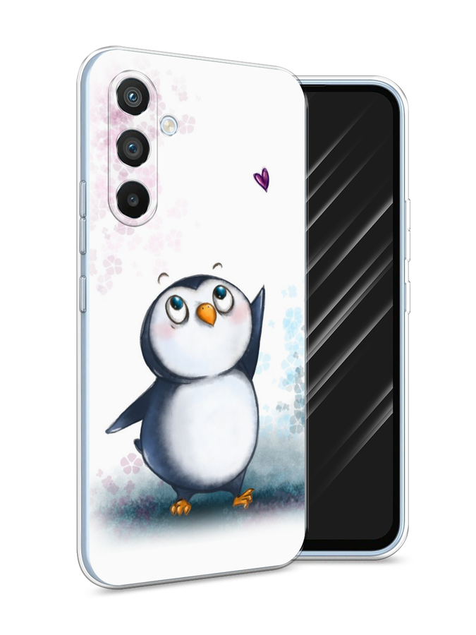 

Чехол Awog на Samsung Galaxy A54 "Пингвин и сердечко", Белый, 2107750-1