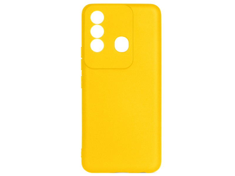 фото Чехол df для itel vision 3 plus silicone yellow itcase-07 df-group