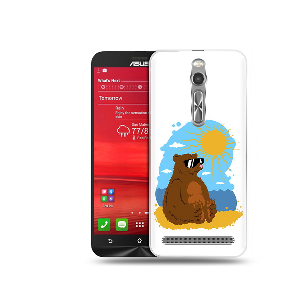 

Чехол MyPads Tocco для Asus Zenfone 2 (ZE550ML) медведь на чиле (PT11329.657.468), Прозрачный, Tocco