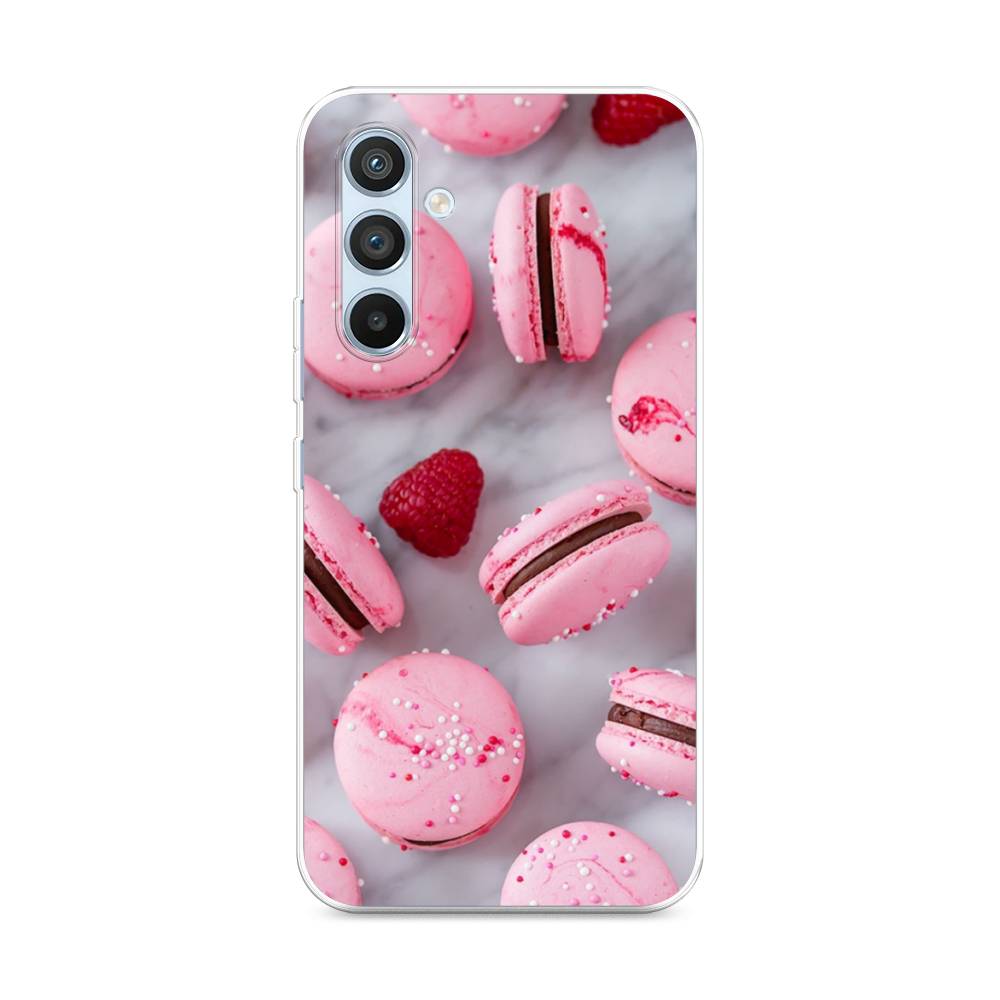 

Чехол Awog на Samsung Galaxy A54 "Макарони с малиной", Серый;розовый, 2107750-10