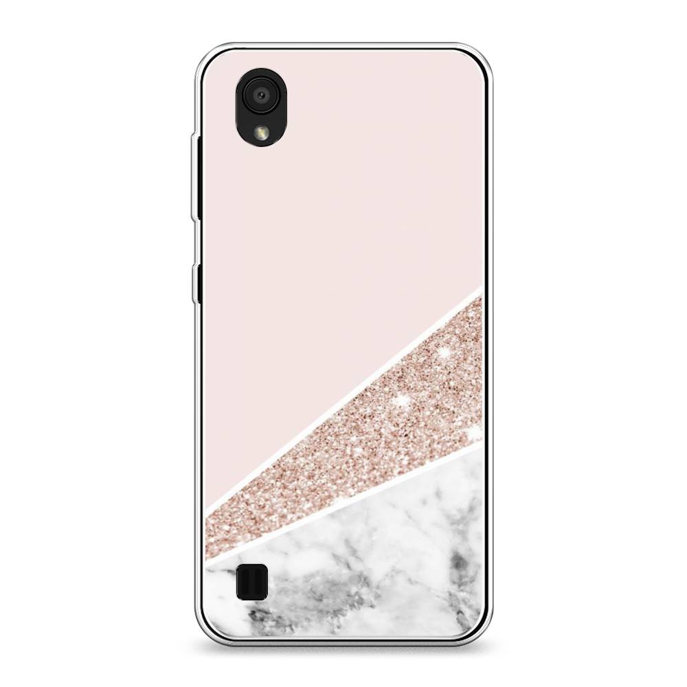 

Чехол на ZTE Blade A5 (2019) "Блестящий розовый мрамор", 133050-3
