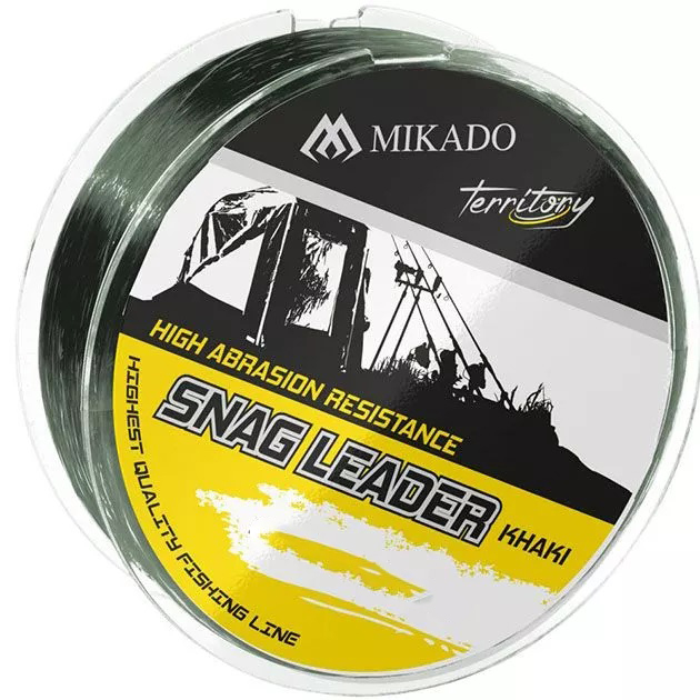 Шок лидер Mikado SNAG LEADER хаки 0.50 мм. (80 м)