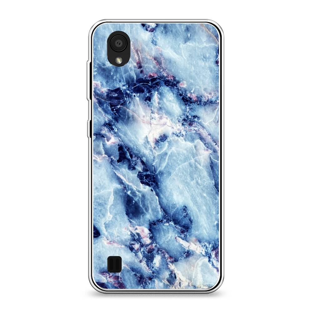 

Чехол на ZTE Blade A5 (2019) "Мрамор с синими прожилками", Синий, 133050-3