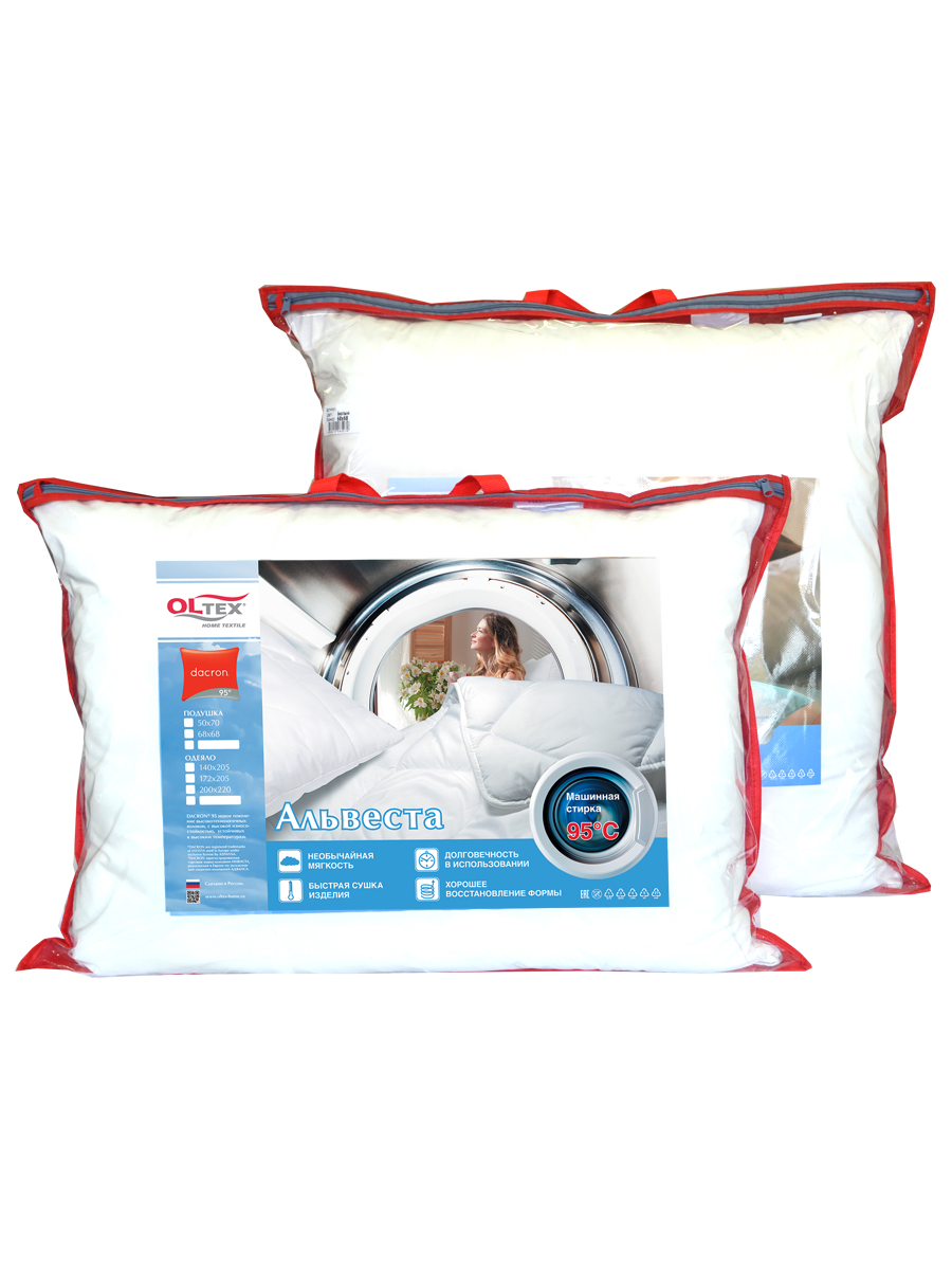 

Подушка для сна Альвеста Ol-tex 50х70 1015513, Белый, подушки олтекс