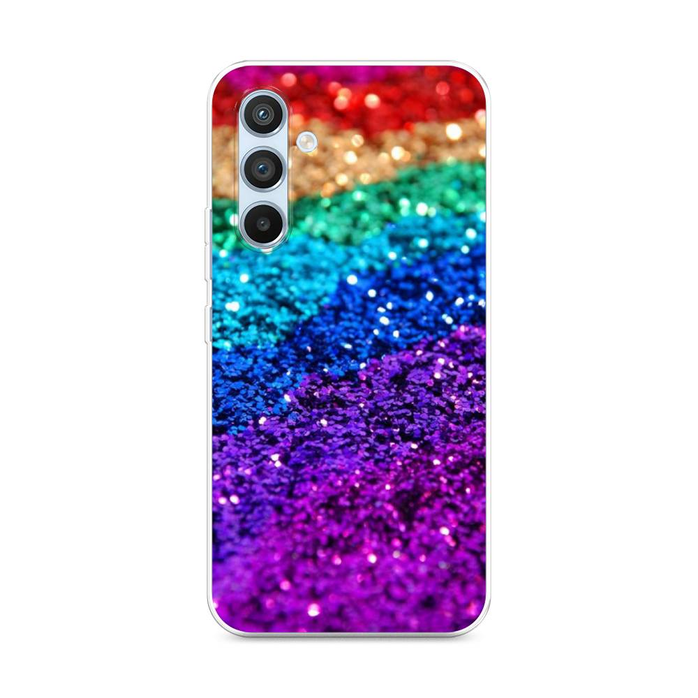 

Чехол Awog для Samsung Galaxy A54 "Блестящая радуга рисунок", Разноцветный, 2107750-3