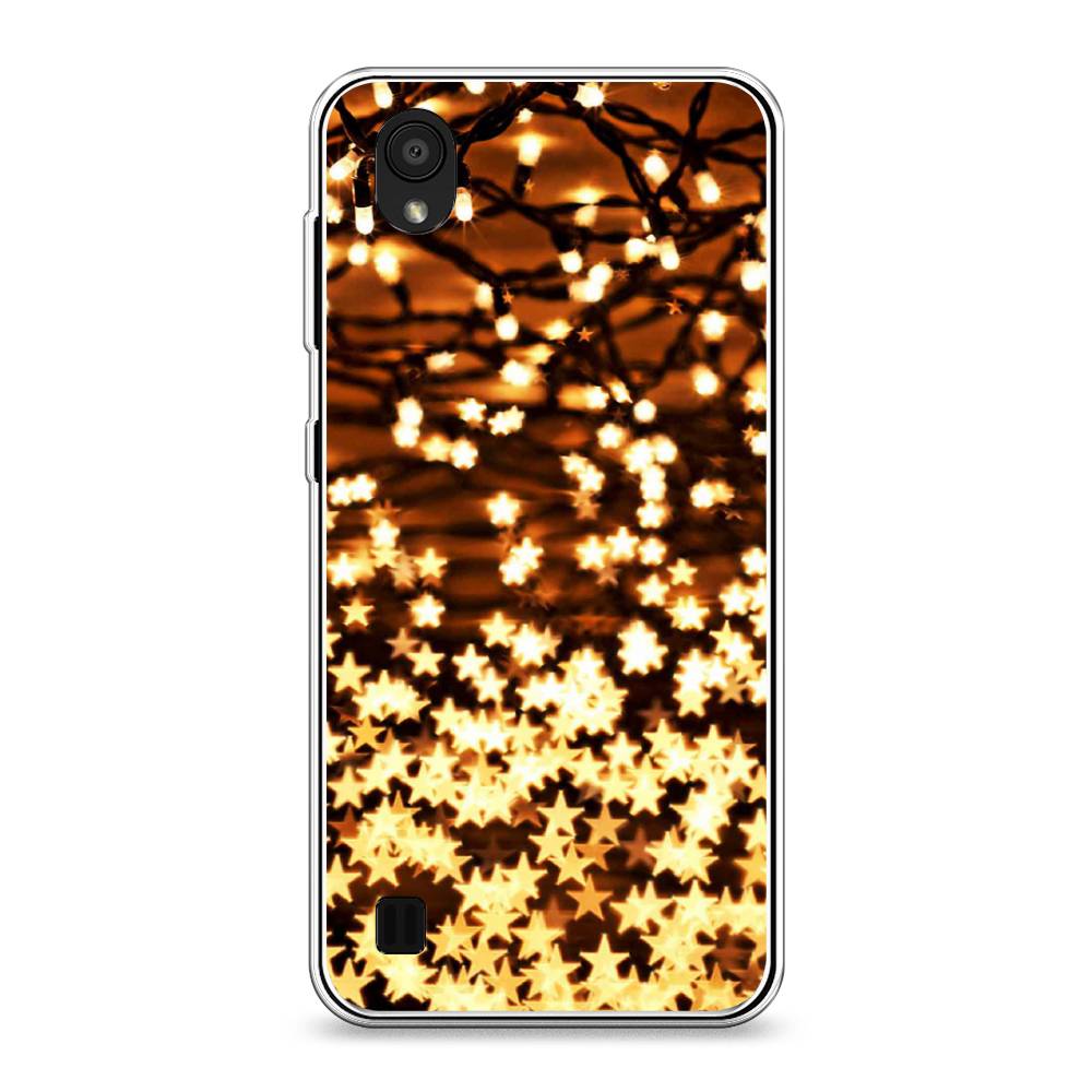 

Чехол на ZTE Blade A5 (2019) "Новогодняя гирлянда", Золотистый, 133050-5