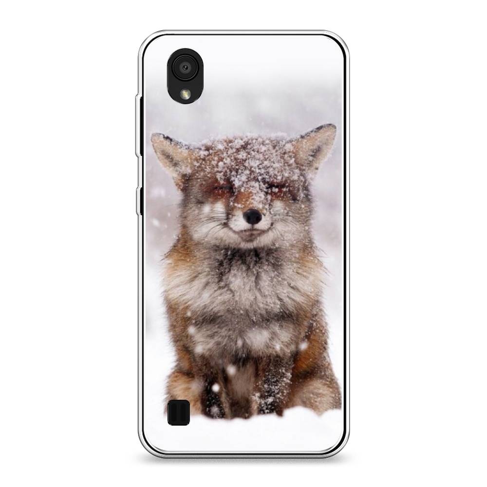 

Чехол на ZTE Blade A5 (2019) "Зимняя лиса", Белый;серый;коричневый, 133050-1