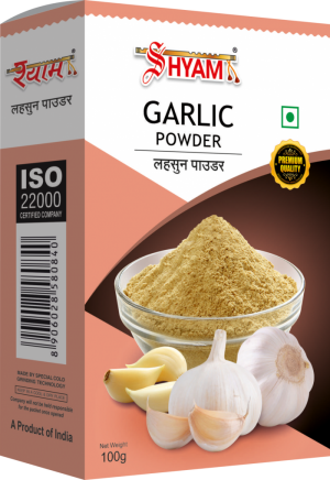 

Индийские специи. SHYAM GARLIC POWDER. Чеснок молотый 100 гр.