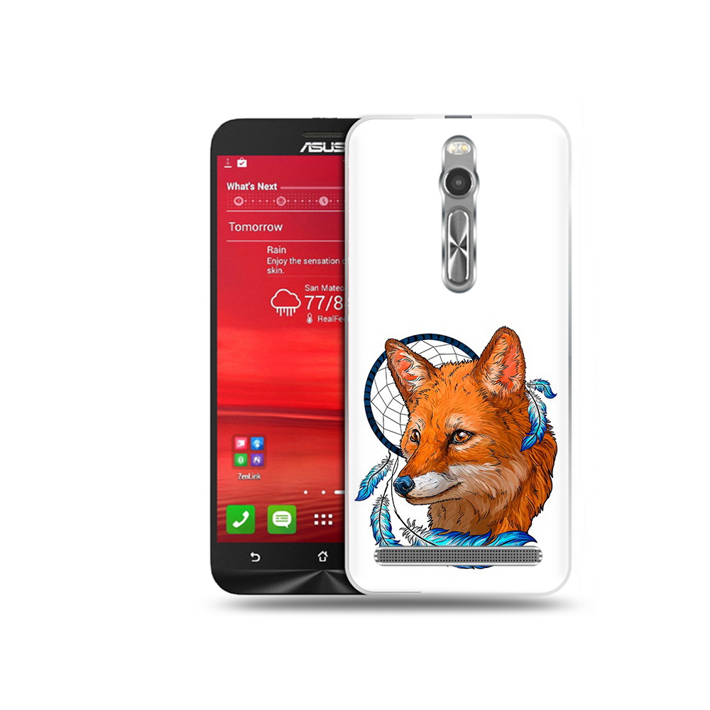 Чехол MyPads Tocco для Asus Zenfone 2 (ZE550ML) лиса и ловец снов (PT11329.657.438)
