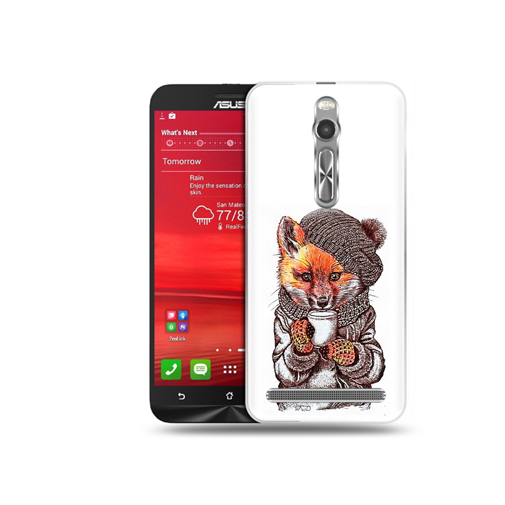 

Чехол MyPads Tocco для Asus Zenfone 2 (ZE550ML) лиса в шапке (PT11329.657.437), Tocco