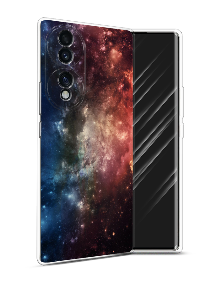 

Чехол Awog на Honor 70 "Космос", Разноцветный, 6108250-4