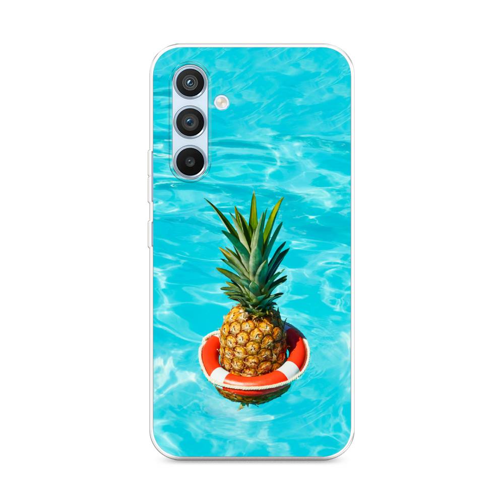 

Чехол Awog на Samsung Galaxy A54 "Ананас в бассейне", Голубой, 2107750-10