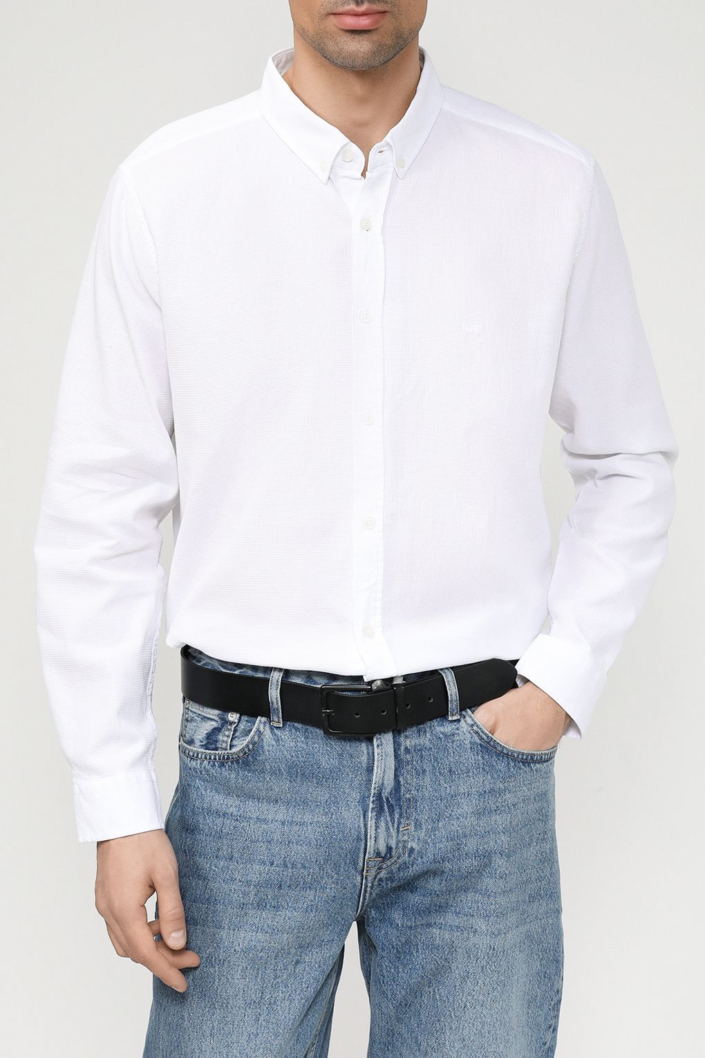 Рубашка мужская Loft LF2030872 белая L