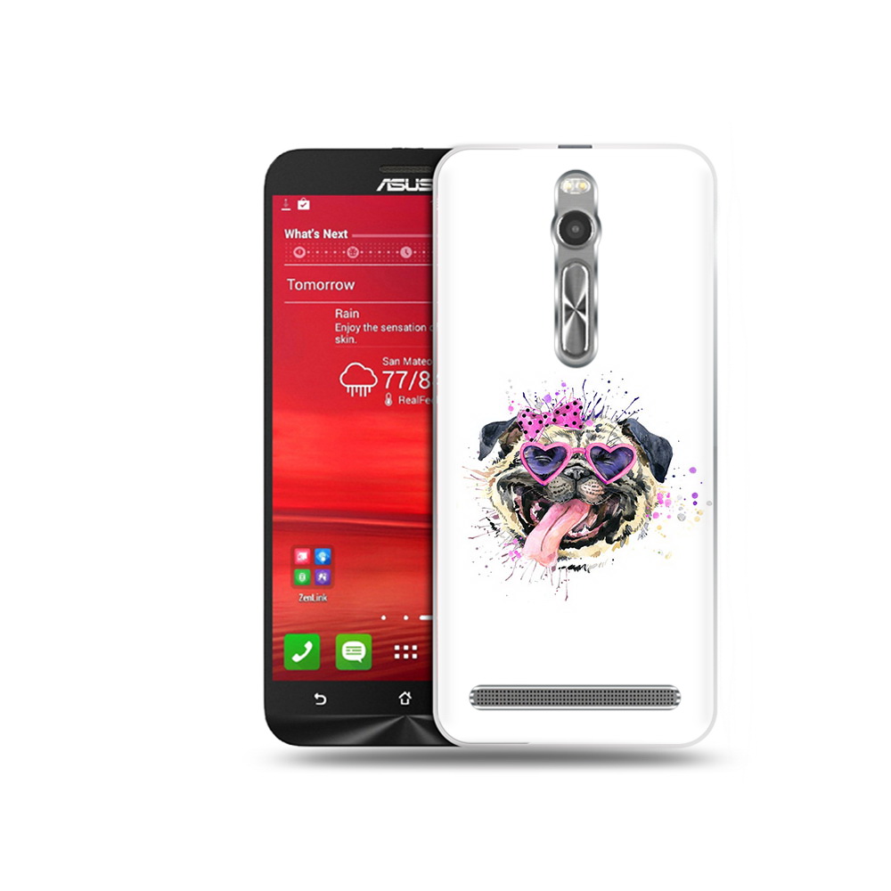 

Чехол MyPads Tocco для Asus Zenfone 2 (ZE550ML) Веселая собака (PT11329.657.43), Прозрачный, Tocco