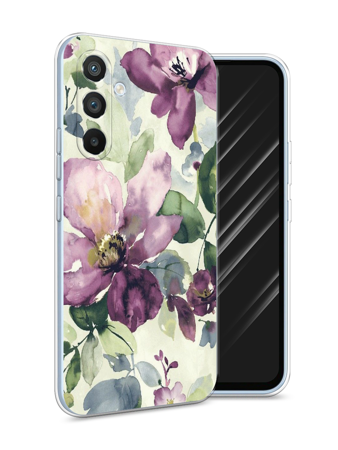 

Чехол Awog на Samsung Galaxy A54 "Сиреневые цветы-акварель", Фиолетовый, 2107750-10
