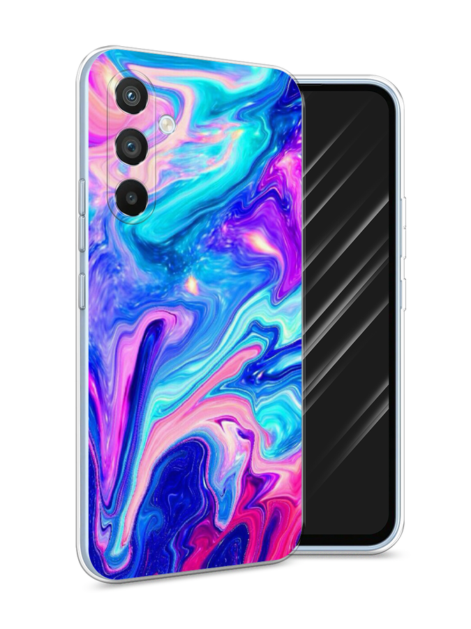 

Чехол Awog на Samsung Galaxy A54 "Потеки краски", Розовый, 2107750-10