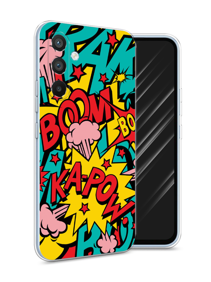 

Чехол Awog на Samsung Galaxy A54 "Постер pop art", Голубой;желтый;красный, 2107750-9