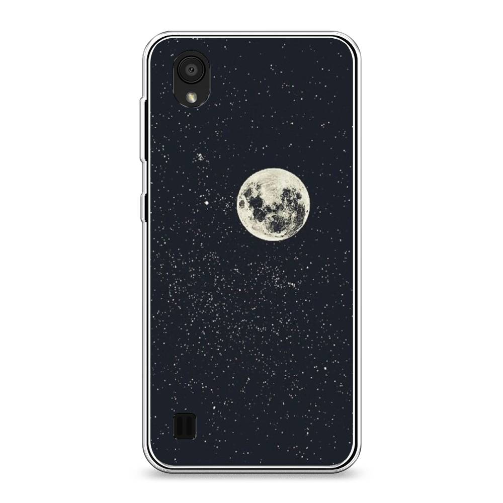

Чехол на ZTE Blade A5 (2019) "Полнолуние", Красный, 133050-2