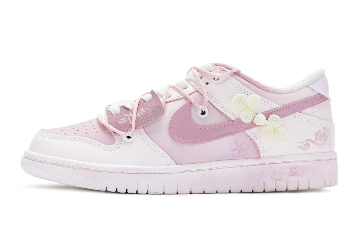

Кеды унисекс Nike Dunk Low GS розовые 38.5 EU, Розовый, Dunk Low GS