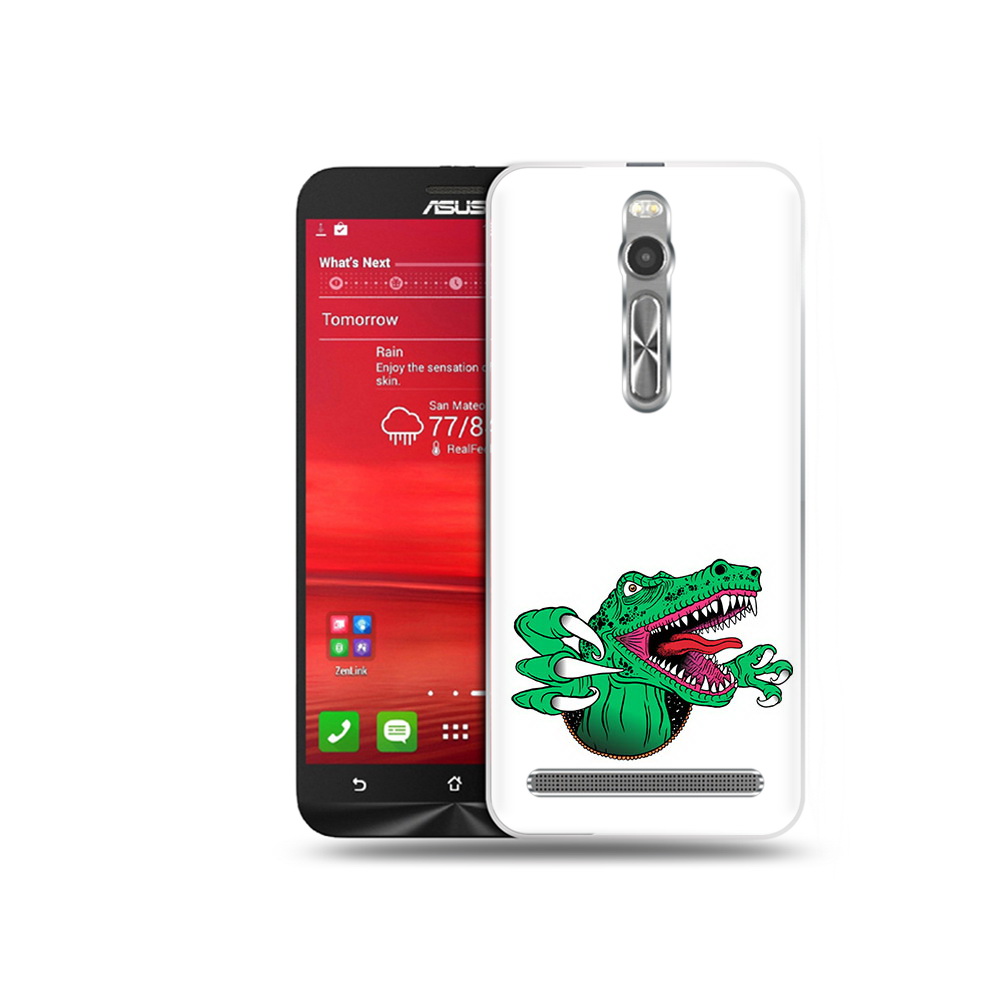 

Чехол MyPads Tocco для Asus Zenfone 2 (ZE550ML) крокодил (PT11329.657.417), Прозрачный, Tocco