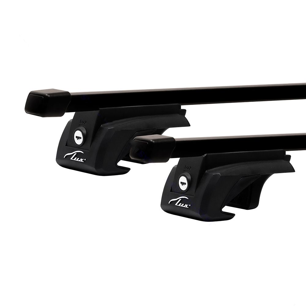 

Багажник на крышу LUX ЭЛЕГАНТ с замками прямоугольные дуги 1,3м Хавал Дарго 2022-2023, Черный