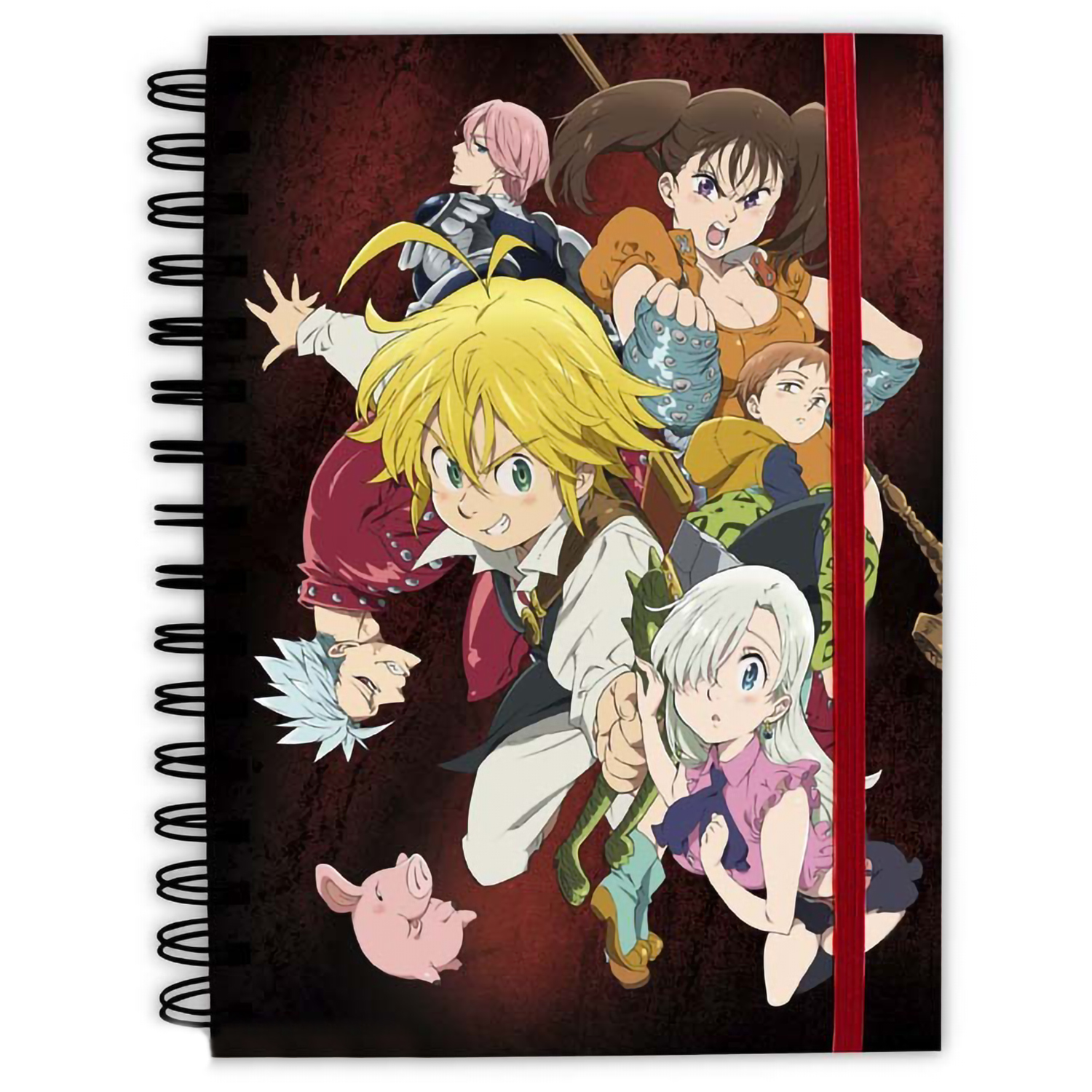 

Записная книжка ABYStyle The Seven Deadly Sins Notebook Spirale Meliodas and the Sins