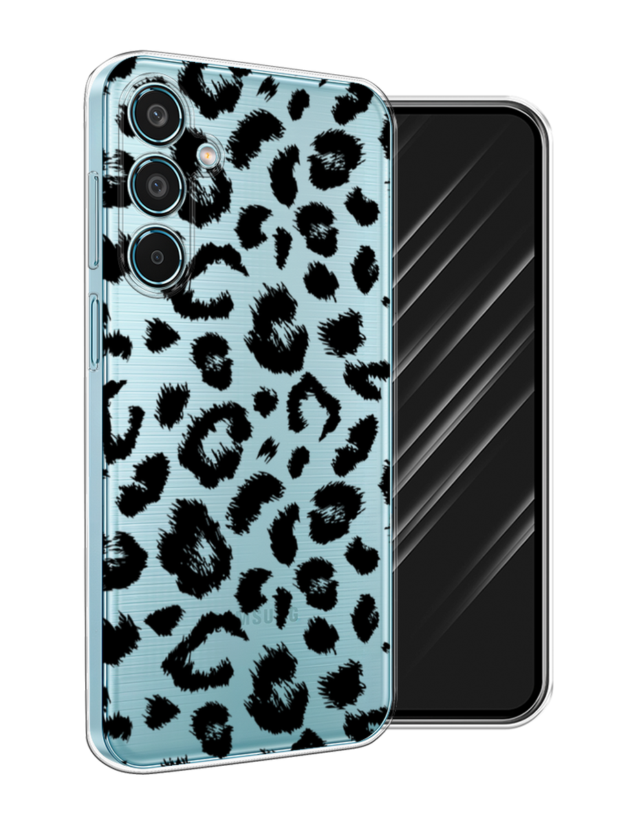 

Чехол Awog на Samsung Galaxy M35 "Окрас леопарда фон", Черный, 2110050-1