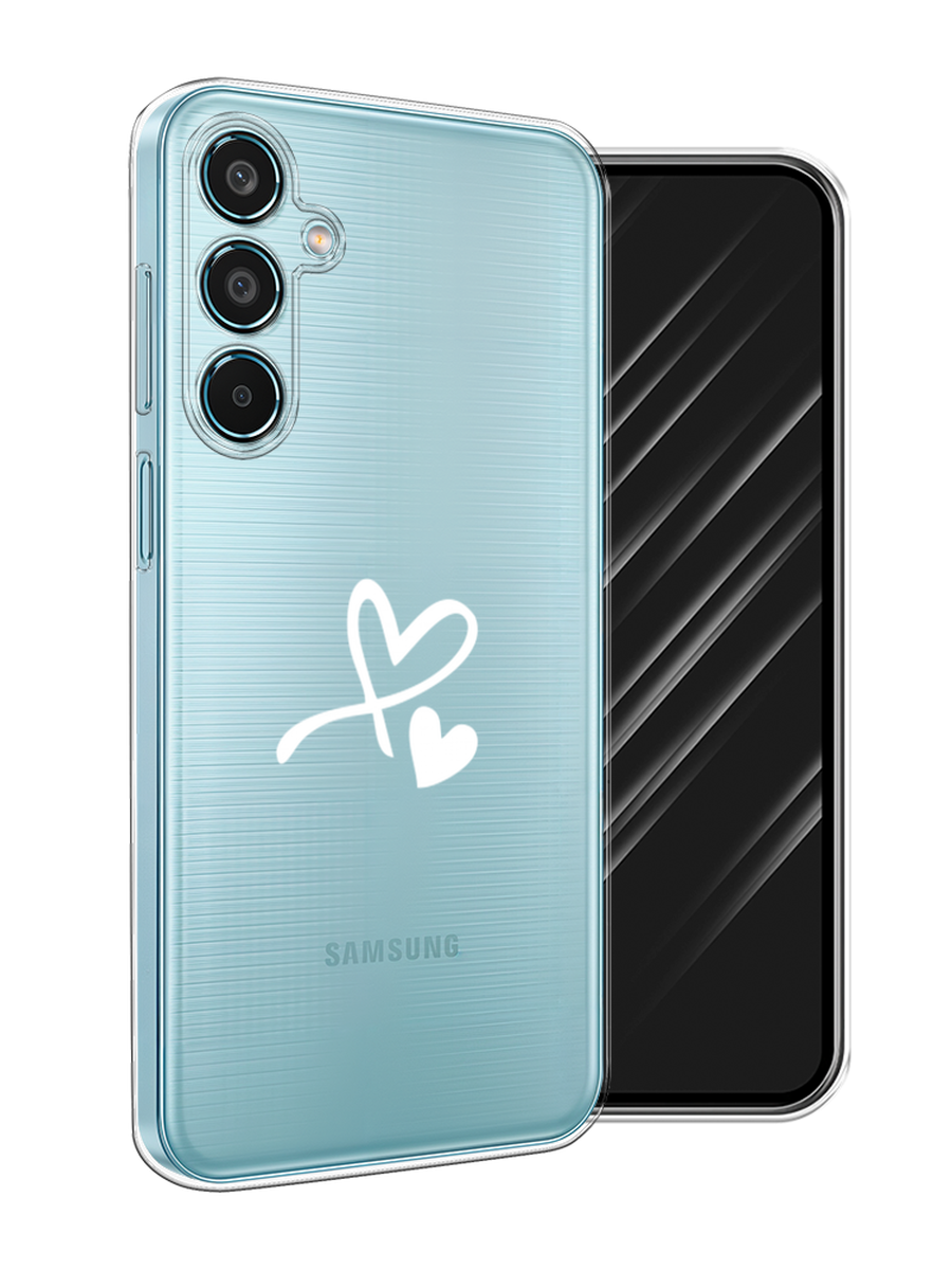 

Чехол Awog на Samsung Galaxy M35 "Сердечко минимализм", Белый, 2110050-1