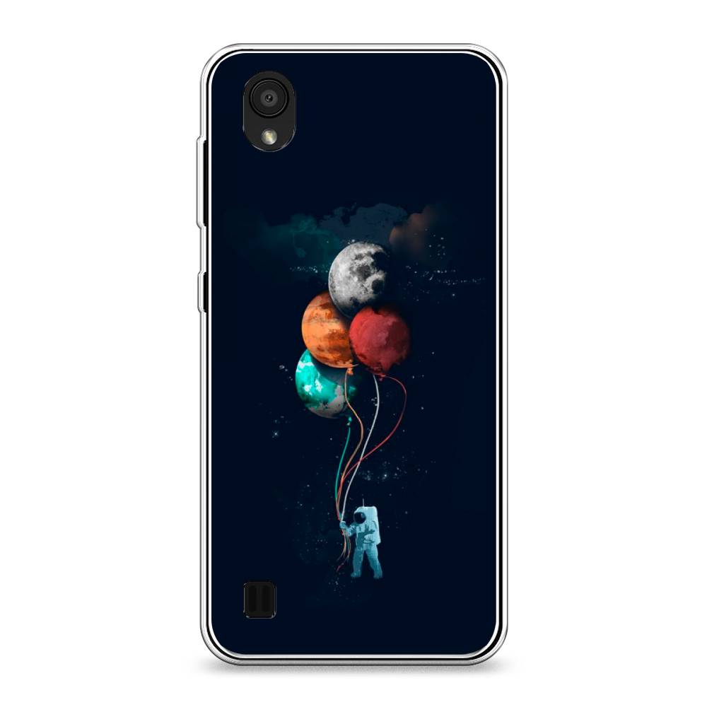 

Чехол на ZTE Blade A5 (2019) "Космонавт с шариками", Разноцветный, 133050-4