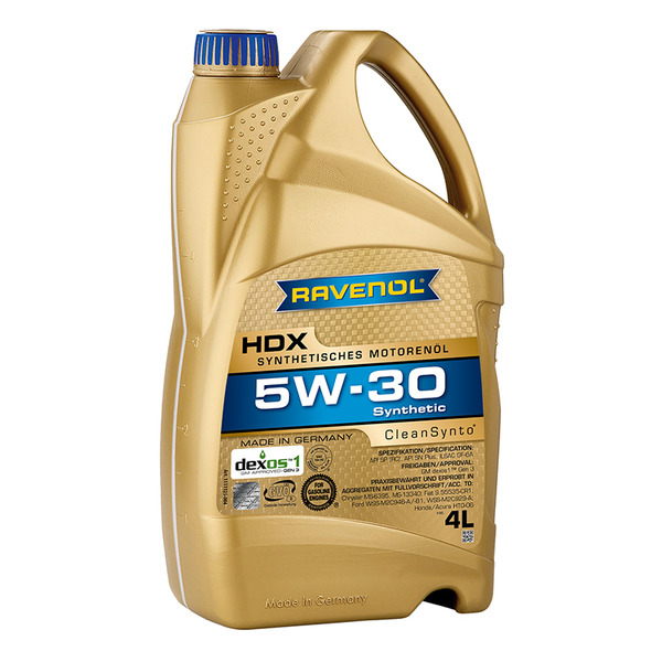 

Моторное масло Ravenol HDX SAE 5W30 4л