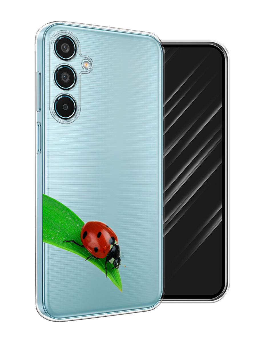 

Чехол Awog на Samsung Galaxy M35 "На счастье", Белый;красный;зеленый, 2110050-1