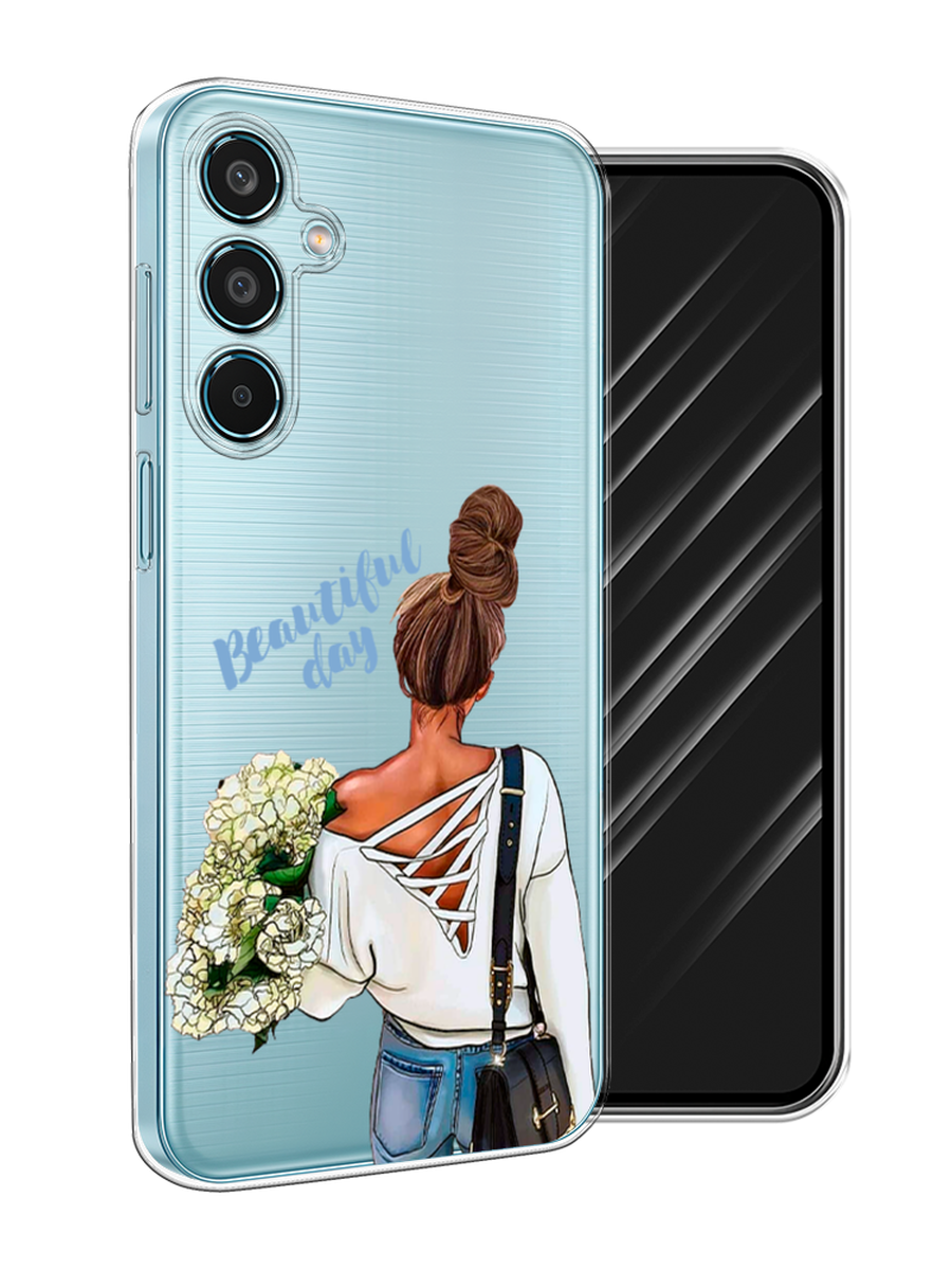 

Чехол Awog на Samsung Galaxy M35 "Beautiful day vector", Коричневый;белый;зеленый, 2110050-1