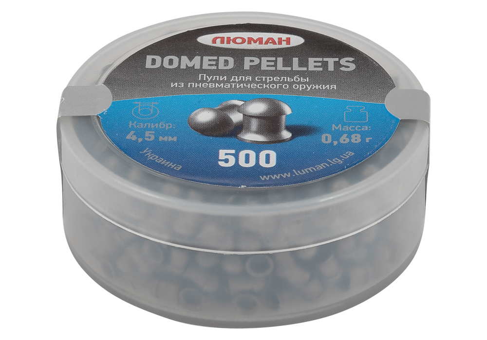 Пули для пневматики Люман Domed pellets 4,5 мм 0,68 гр 500 шт