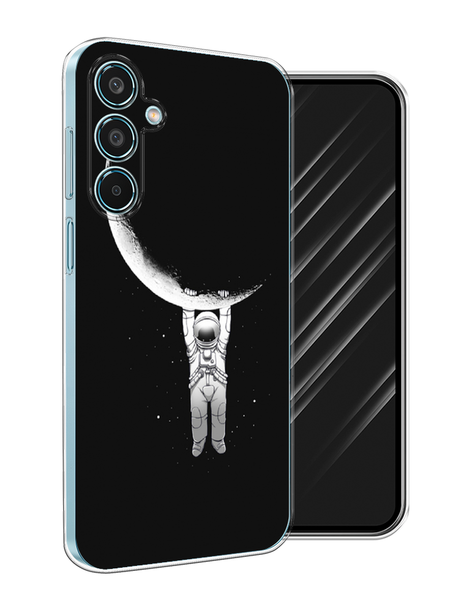 

Чехол Awog на Samsung Galaxy M35 "Космонавт", Белый;черный, 2110050-1
