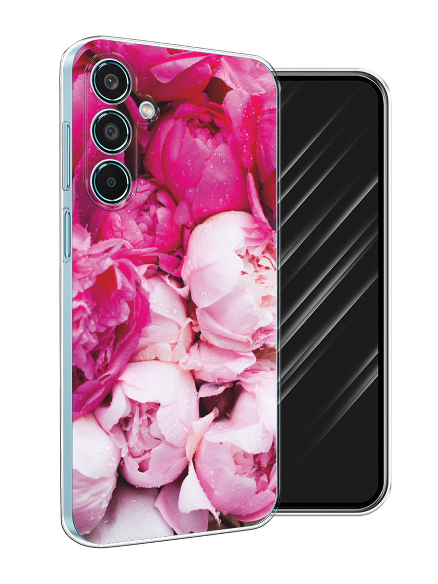 

Чехол Awog на Samsung Galaxy M35 "Пионы розово-белые", Белый;розовый, 2110050-1