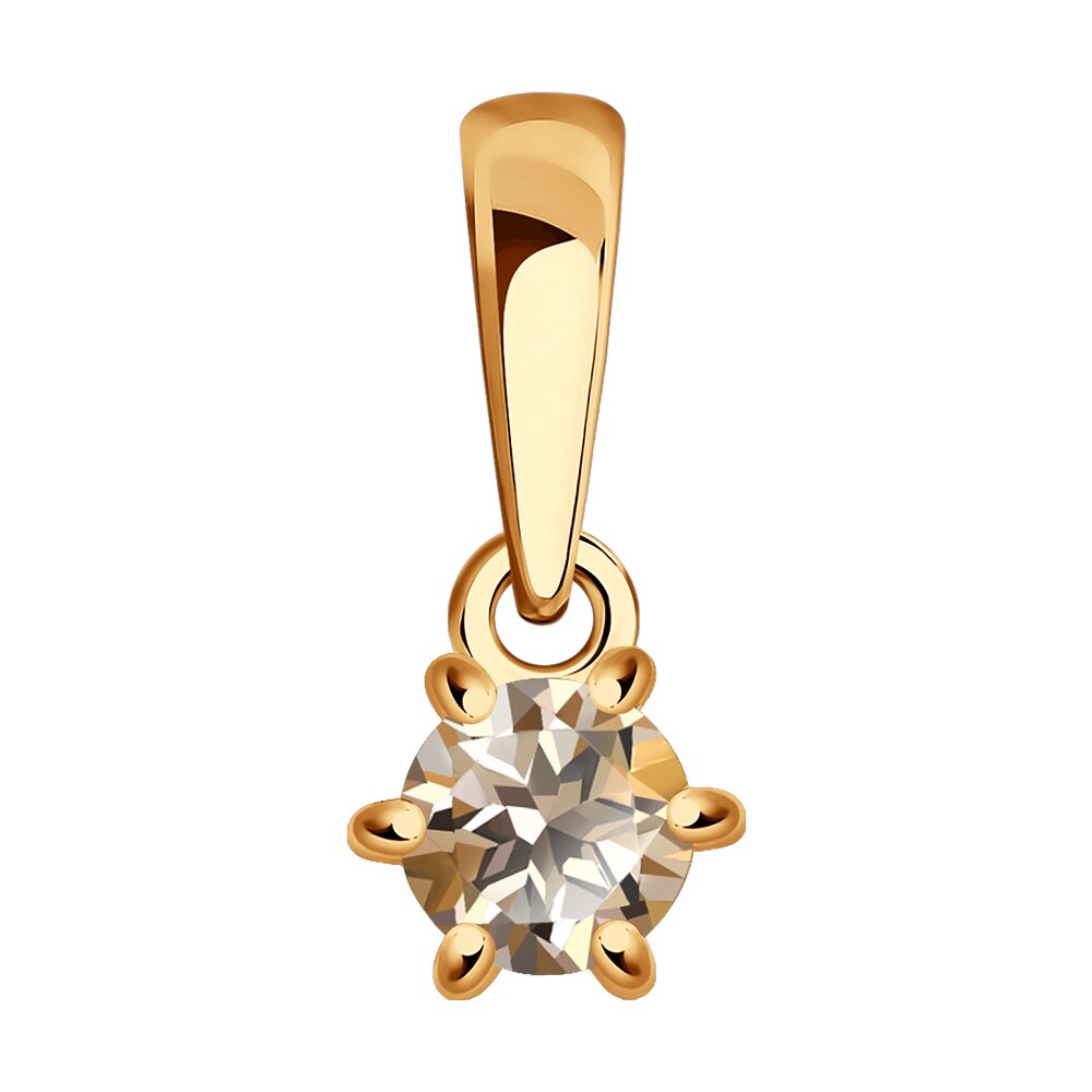 

Кулон из красного золота Diamant 51-230-01656-1, морганит, 51-230-01656-1