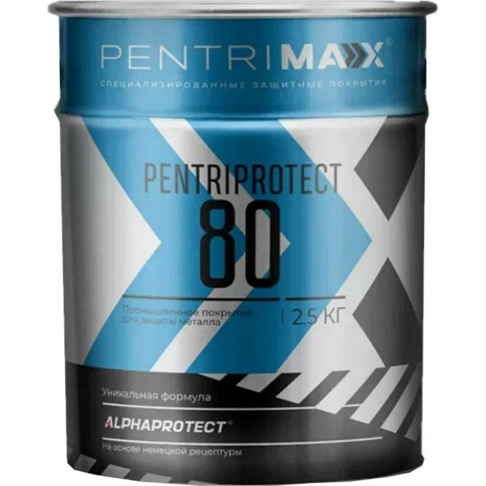 

PentriMax Грунт-эмаль PentriProtect 80 RAL 9006.3 2,5кг 00-00001408