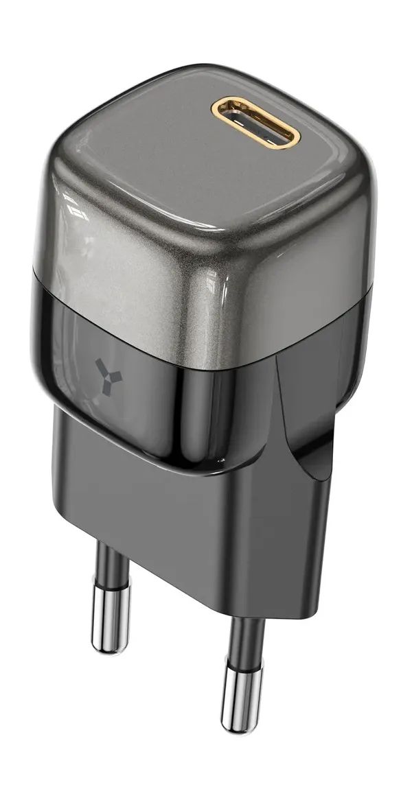 Сетевое зарядное устройство AccesStyle Grape 20WC Type-C Black-Grey