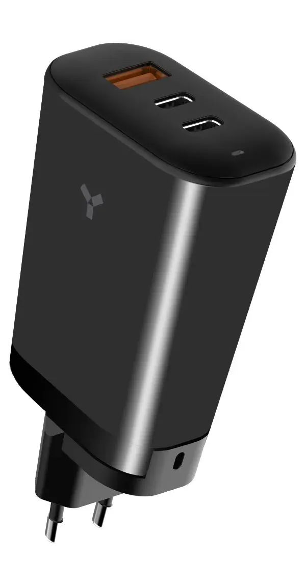 

Сетевое зарядное устройство AccesStyle Cosmic GaN 65W2CA Travel Type-C - USB-A Black