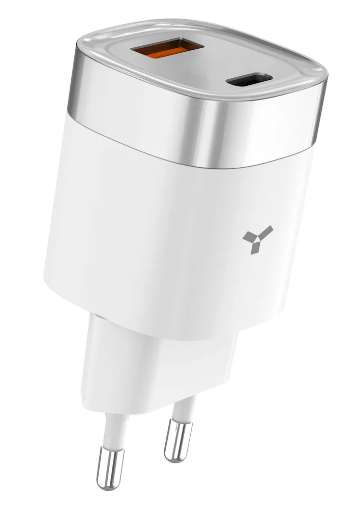 Сетевое зарядное устройство AccesStyle Amethyst 33WCA USB - Type-C White