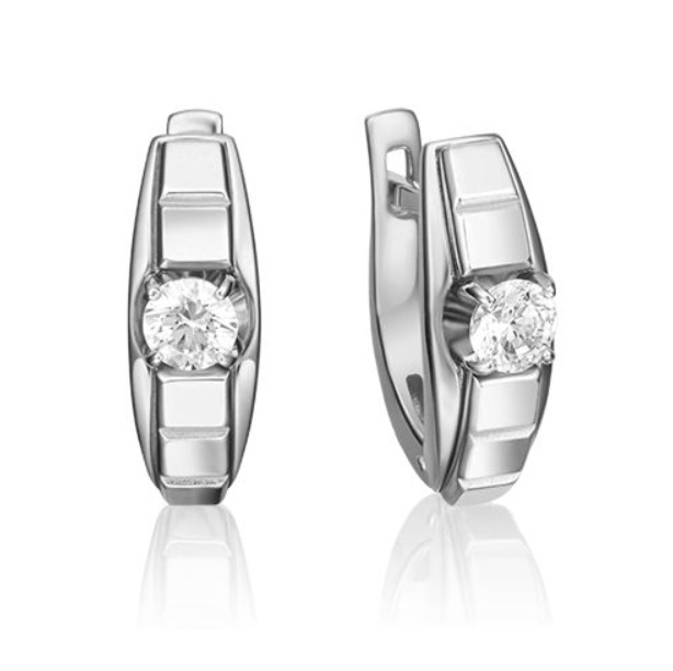 

Серьги из белого золота с бриллиантом PLATINA jewelry 02-4218-00-101-1120-30, 02-4218-00-101-1120-30