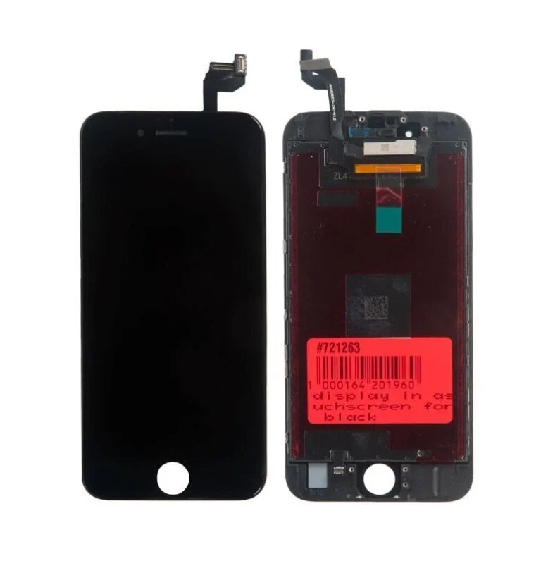Дисплей ZeepDeep Premium для APPLE iPhone 6S RP Black в сборе с тачскрином 721263