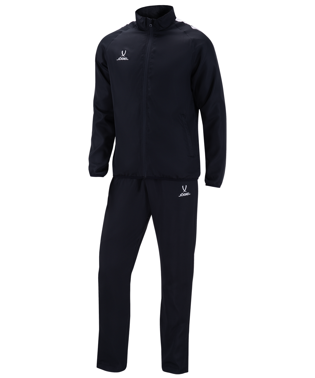 фото Костюм спортивный jögel camp lined suit черно-белый ym jogel