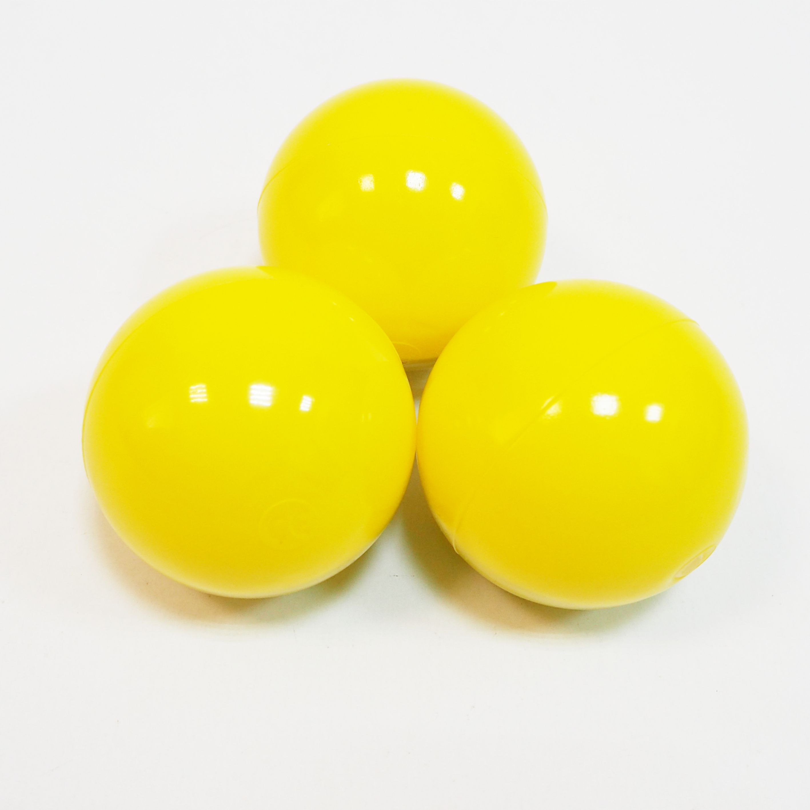 Мяч для жонглирования 3 шт. РЕКО. Пластик желтый