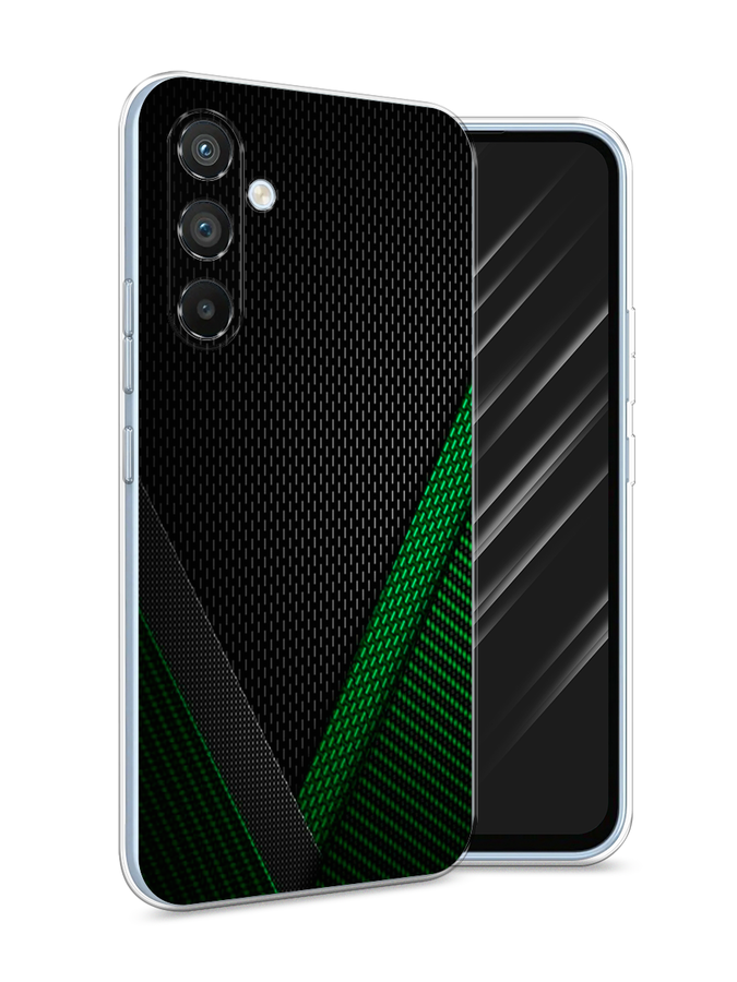 

Чехол Awog на Samsung Galaxy A54 "Зеленый карбон", Черный;зеленый, 2107750-3