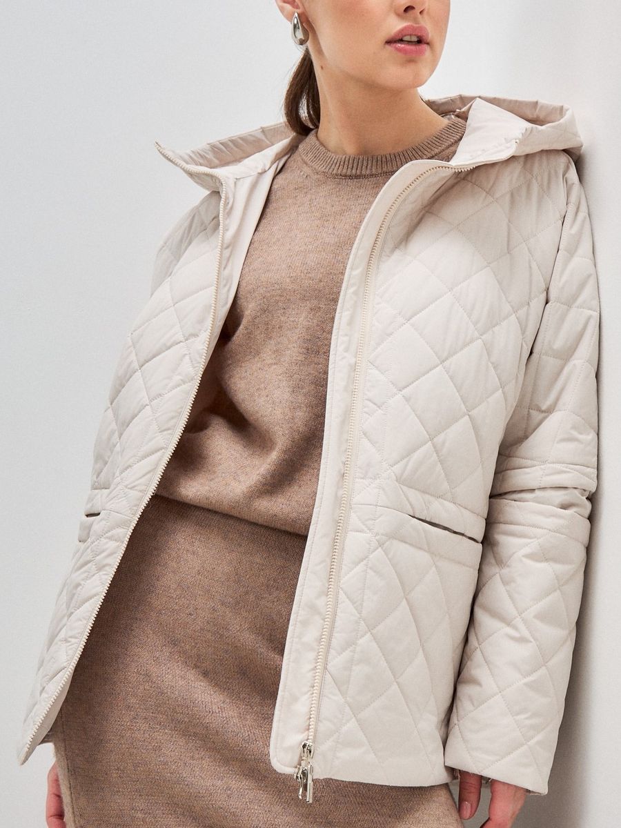 

Куртка женская LAWINTER 82660 бежевая 40 RU, Бежевый, 82660