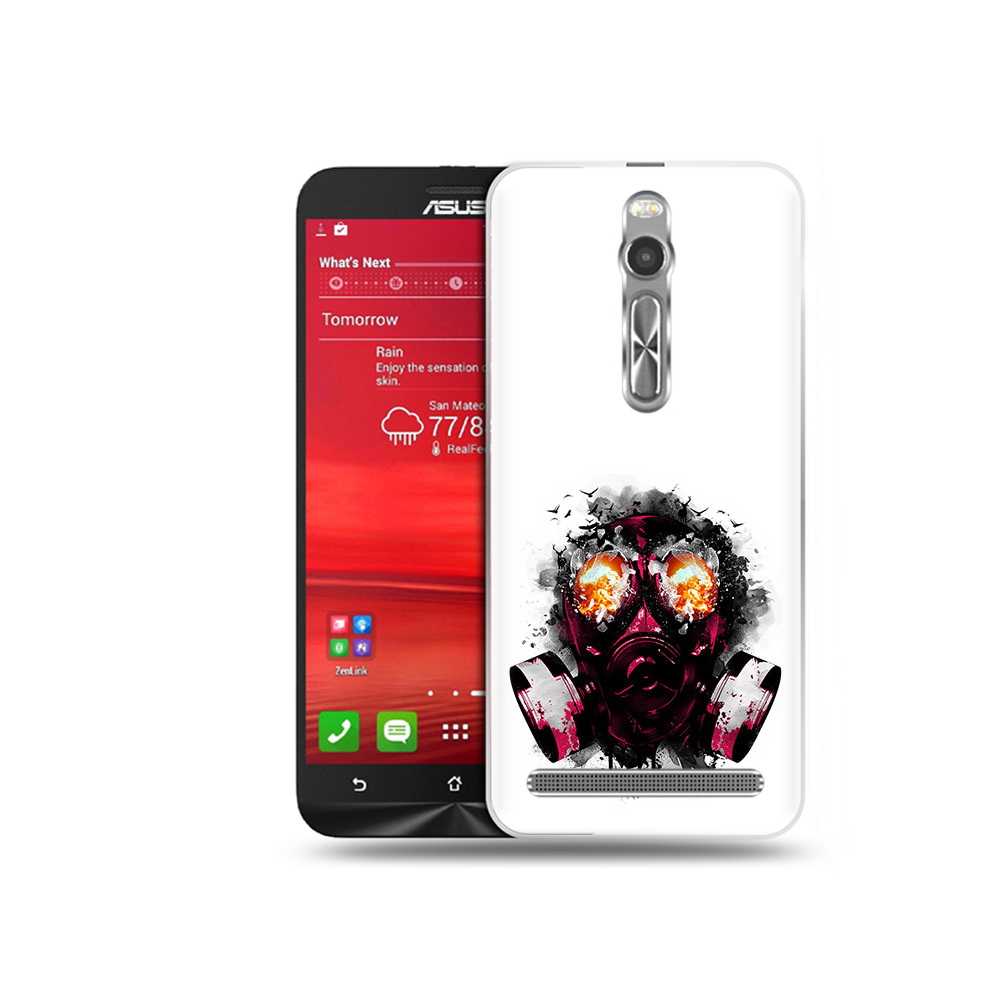 

Чехол MyPads Tocco для Asus Zenfone 2 (ZE550ML) красный противогаз (PT11329.657.412), Прозрачный, Tocco